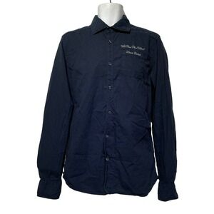 scotch soda doc azur embellished button up shirt Size M